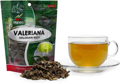 Hanan Valerian Root 2.1oz (60g) - Loose Herb Valeriana Herbal Tea from Peru, Nature’s Calming Supplement
