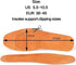 Absorbent Ultra Thin Pigskin Leather Insoles for Stinky Feet, Foot and Shoe Odor Inserts, 4 Pair