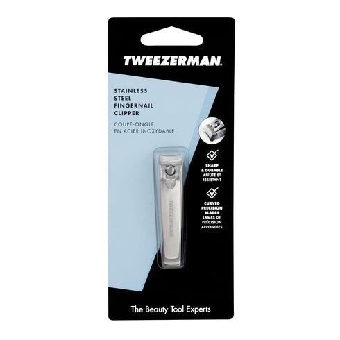 Tweezerman Stainless Steel Fingernail Clipper for Women and Men