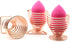 LanMa Beauty Sponge Blender Holder - Makeup Sponge Drying Stand, 3PC Egg Powder Puff Display Stand