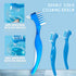 3Pcs Denture Toothbrush Set, Double Heads Portable Cleaning Tool for Oral Care