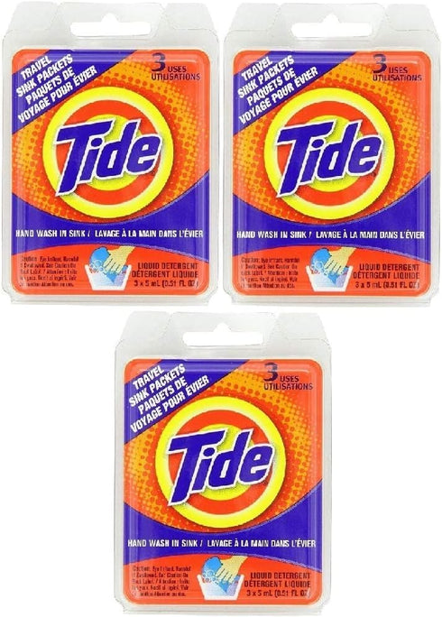 Tide Sink Packs Laundry Detergent - 3 Loads (3 packs of 3)