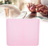 Dioche 2 Grids Nail Storage Box, Nail Polish Remover Pad Container, Cosmetic Storage Box Organizer Holder for Nail Tools
