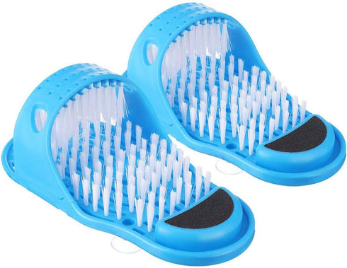 LUITON 2 Pack Foot Scrubber Massager, Shower Spa Cleaner Brush for Exfoliating Foot