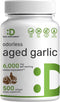DEAL SUPPLEMENT Odorless Aged Garlic Pills, 6,000mg, 500 Softgels for Heart & Immune Support