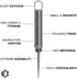DAILYCARRYCO. Titanium Toothpick Holder TiPick - Portable Metal Travel Toothpick - Compact EDC Micro Toothpick,