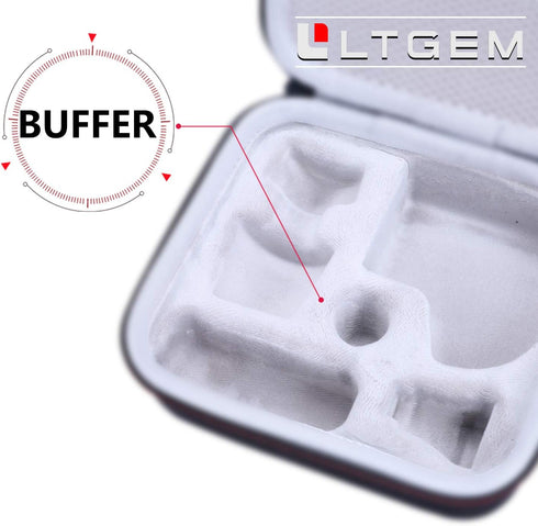 LTGEM Hard Case for FlexSeries Electric Head Hair Shaver - Travel Storage Bag (Only Case Sale)