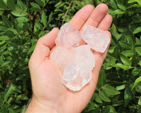 IDUTQUMW 1/4 lb 4 oz) Bulk Lot of Natural Rough Girasol Opal Crystals (Raw Rock Quartz