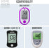 Rome Tech Blood Glucose Monitor CR2032 Batteries Compatible with 2B Comfort, AUVON I-QARE DS-W, BeneCheck - CR 2032 Battery for Glucose Meter - CR2032 Battery for Blood Sugar Monitor