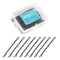 HOYOLS Bobby Pins Black, Premium Secure Hold Wavy Slide Proof Hair Styling Pins, 100 Count with Case