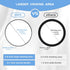Magnifying Mirror 30X with Suction Cups, 6inch Round Makeup Mirror with High Magnification and Tweezers Set