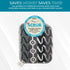 Skoy Scrub: 4-pack Reusable Non-Scratching Dish Scrubber for Kitchen and Household Cleaning, Dishwasher Safe