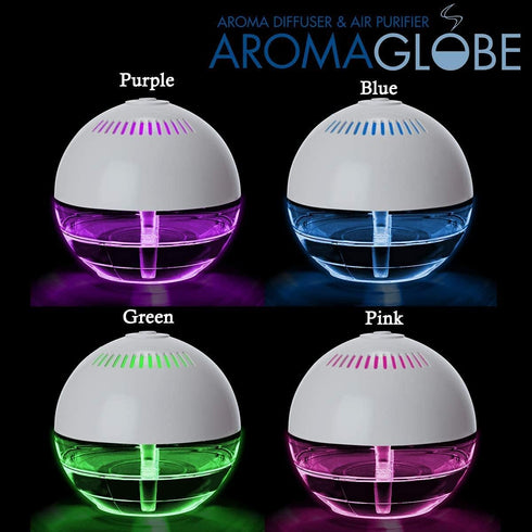 U.S. JACLEAN Daiwa Felicity Aroma Globe Air & Room Revitalizer - White Noise Aromatizer Air Washer Machine with Scented