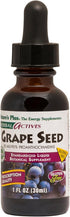 Natures Plus Herbal Actives Grape Seed 25 mg Liquid Suspension - 1 fl oz - Vegan Drops, 30 Servings