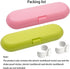 Nincha Plastic Electric Toothbrush Travel Case for Oral-B Pro Series, 2 Packs (Green & Pink)