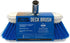 Medium Boat Deck Brush, Heavy Duty Marine Deck Brush, 8" Bristle Cleaning Head with Bumper, 3/4" Thread for Handle