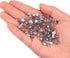 Mix Color Size 2400pcs Mermaid Rhinestones Flat Back Glass Iridescent Nail Stone Gems with 2000pcs Caviar Beads
