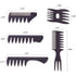 Styling Hair Comb Set, 5 Pack Professional Retro Hairdressing Combs for Salon Barber Hairstylist Accessory