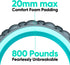 FitBeast Back Stretcher, Back Cracker & Roller, Back Pain Relief Product, Yoga Wheel, Foam Roller for Back Stretching &