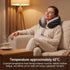 MTSXDYT Neck Massager with Heat for Pain Relief Deep Tissue, Kneading Shiatsu Heated Neck Massager Cordless Pillow