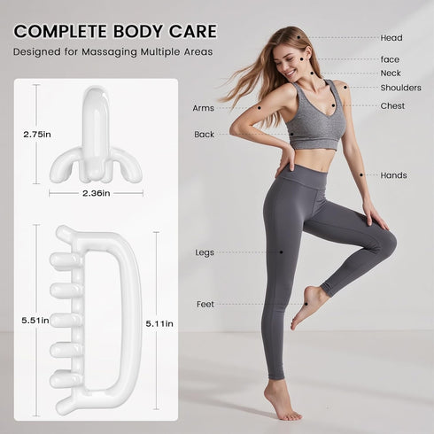 Tilbeble Fascia Massage Tool Blaster for CelluliteTrigger Points Massage ToolMuscle KnotsDeep Tissue Myofascial Release