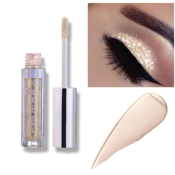 Liquid Eyeshadow, Waterproof Glitter Shimmer Eye Stick, Long Lasting Eyeliner Pencil Makeup Cosmetics (A101)