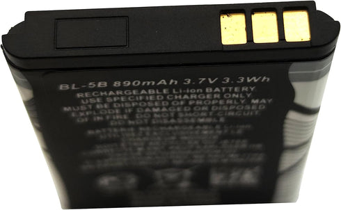 BL-5B 3.7V Rechargeable Battery Compatible with Household Radio, Current Protection