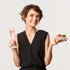 Disposable Champagne Flutes - 6PC Rose Gold Glitter Plastic Glasses for Parties, 6.5 OZ Capacity