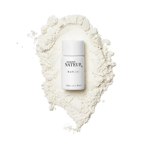 Agent Nateur - holi (c) Natural C Duo Calcium + Vitamin C Powder | Vegan, Non-Toxic, Clean Skincare (.10 oz)