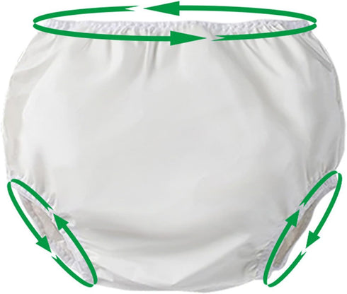 YUSHTPO Adult Leakproof Underpants Soft Washable Incontinent Briefs Reusable Diaper Sleeve for Men and Women Size