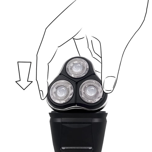 Shaver Replacement Blade for 3D Floating Waterproof Electric Razor, Bald Replacement Heads