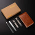 MR.GREEN Nail Clipper 4Pcs Set, Stainless Steel Manicure Pedicure Kit with Travel Case Gift Box