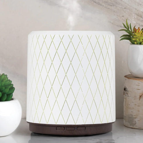 SpaRoom Athena Bluetooth Aromatherapy Ultrasonic Misting Essential Oil Diffuser for Large Rooms by SpaRoom
