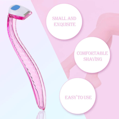 Honoson 12 Pieces T Type Bikini Razors - Disposable Women’s Travel Shaver for Body Hair Removal