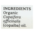 Aura Cacia Certified Organic Pure Copaiba Essential Oil | 0.25 fl. oz. | Copaifera officinalis