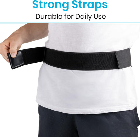 Arctic FIex Ice Pack for Back, Reusable Hot & Cold Gel Wrap for Injury Pain Relief, Flexible Pad w/Compression for