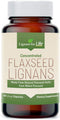 Lignans For Life Flaxseed Lignans for Dogs, 90 Capsules, 25mg SDG Lignans from Flaxseed Hulls, Natural Flaxseed
