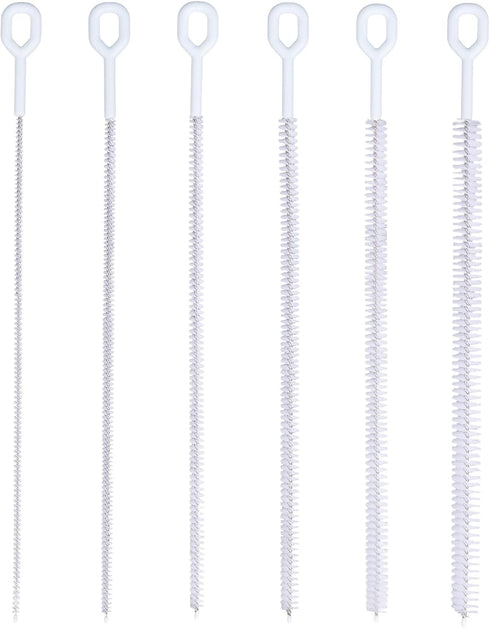 lasuroa 6pcs Straw Cleaner Brush Set, 12.6 Inch Cleaning Brush Extra Long Reusable