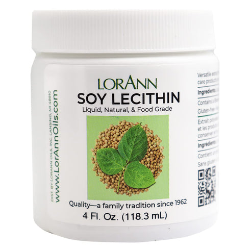 LorAnn Lecithin Liquid, 4 Ounce Jar