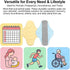 Zmuhyrd (15Pcs) Graphene Reusable Incontinence Pads, Leak-Proof & Waterproof Washable Incontinence Pads, Graphene