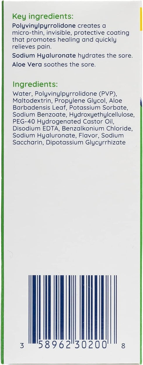 Canker-X Rincinol Oral Rinse Mouthwash - Quick Pain Relief from Canker Sores, Benzocaine & Alcohol Free, 4.0 Fl. Oz.