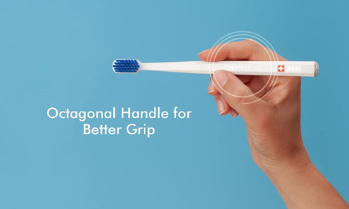 Curaprox CS 5460 Ultra-Soft Toothbrush for Adults - Compact, Slightly Angled Head for Improved Oral Health