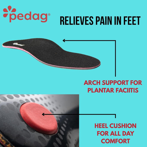 pedag Worker Heavy Boot Insoles, Made in Germany, Supports Foot from Heel to Toe, Longitudinal and Metatarsal Arch, Men