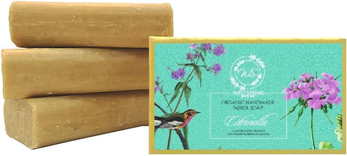 Wellspring Handmade Nirol Natural Washing Laundry Soap Bar - Pack of 3 | Veg, Organic, Chemical Free, Sensitive Skin