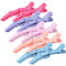 Plastic Non-Slip Hair Clips for Women, Professional Alligator Styling Clips (10PCS Macaroon)