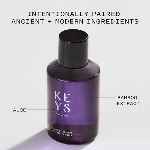 Keys Soulcare Tranquil Essence, Gentle Facial Toner Hydrates, Softens & Soothes Skin with Aloe for Healthy Complexion, Vegan, Cruelty-Free, 3.72 Fl Oz