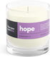 Hope Inspirational 8oz Highly Scented Candle, Soy, Made in USA, Pure Essential Oils, Vanilla and Sandalwood