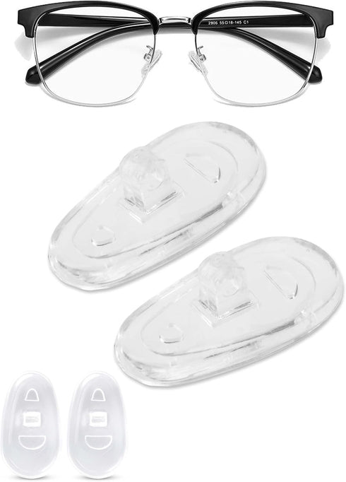 SPORTS WORLD VISION Glasses Nose Pads Premium Quality Soft Silicone A-Shape Nose Pads 15mm Screw-in Cushions