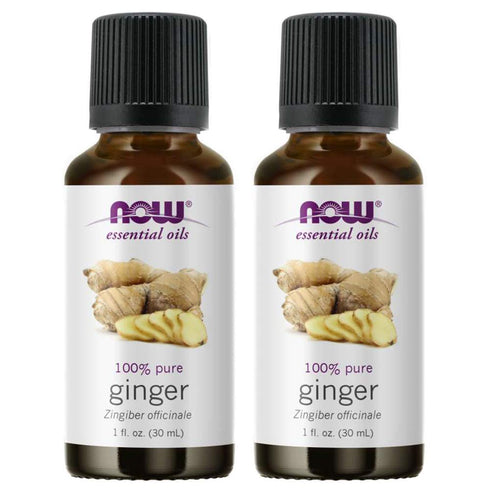 NOW Foods Ginger Oil, 1 Fluid Ounce (Pack of 2)