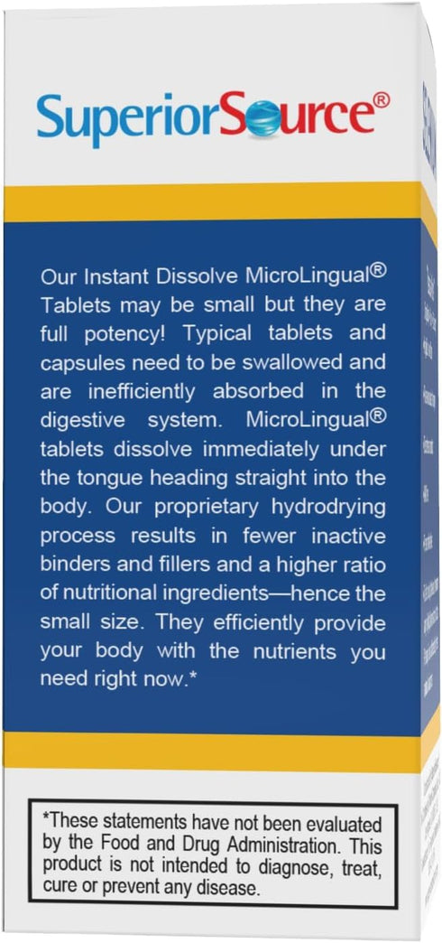 Superior Source Selenium 200 mcg Nutritional Supplements, 60 Count